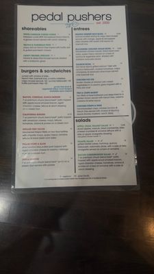 Menu photo 1 Pedal Pushers Cafe Lanesboro, MN