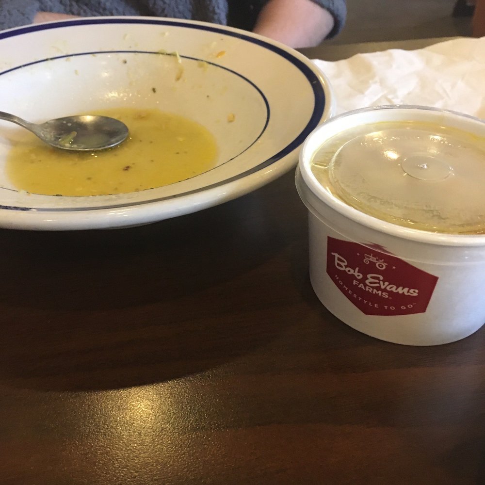 Denny's - I ordered a chicken noodle soup to go and they brought me this little container that only holds 4 ounces, not the full bowl my kid got. - Diners Near Me - Page, Arizona Denny's - I ordered a chicken noodle soup to go and they brought me this little container that only holds 4 ounces, not the full bowl my kid got. - Diners Near Me - Page, Arizona