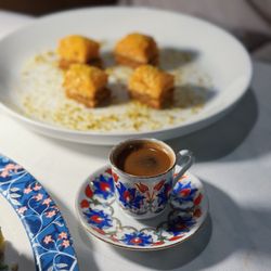 Chefika Cafe Mediterranean - Baklava and Turkish coffee