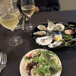 Van Rensselaer's - Oysters and salad