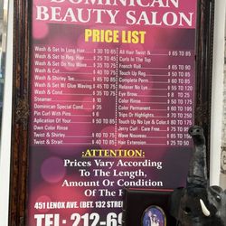 Dominican Star Beauty Salon - Prices that false advertise