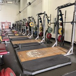 Frederick Physical Fitness Center - Weight racks