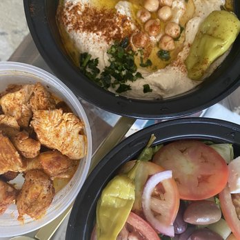 Ali Baba - Hummus & Grilled Chicken Salad - Mediterranean Near Me - Hoboken, New Jersey Ali Baba - Hummus & Grilled Chicken Salad - Mediterranean Near Me - Hoboken, New Jersey