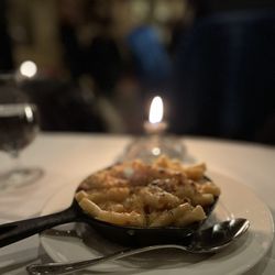 New Sheridan Chop House - Mac and Mac & Cheese with Bacon Lardons