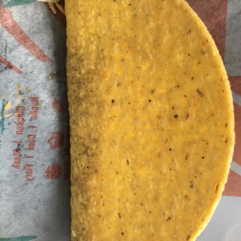 Taco Bell - I think the dark spots are meat - Fast Food Near Me - Gilbert, Arizona Taco Bell - I think the dark spots are meat - Fast Food Near Me - Gilbert, Arizona