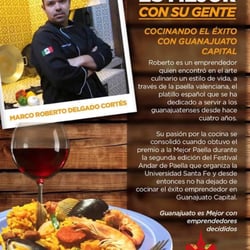 Venta de Paella para Llevar - Reconocimiento por parte de la Presidencia Municipal de Guanajuato a Roberto Delgado