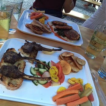 Dacha Beer Garden - Lamb chops platter & pear cider :) - Beer Gardens Near Me - Washington, DC, District of Columbia Dacha Beer Garden - Lamb chops platter & pear cider :) - Beer Gardens Near Me - Washington, DC, District of Columbia