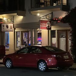The Wine Experience - Outside at night