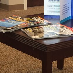 Orlando Ear, Nose & Throat Associates - The reading material is Outdoor Photography. But they don't want us to use our phones?! And this is what you have?
