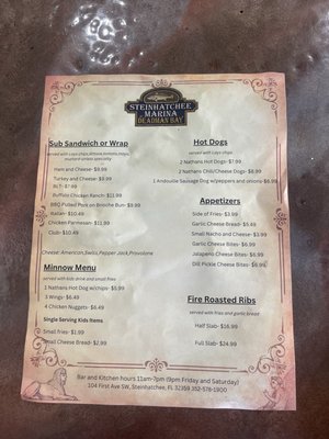 Menu photo 3 Steinhatchee Marina at Deadman Bay Steinhatchee, FL