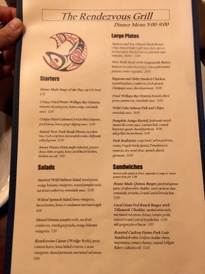 Menu photo 4 The Rendezvous Grill Welches, OR