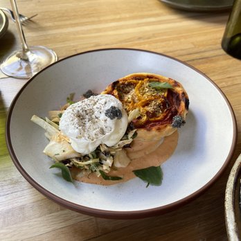 Husk - Tomato Pie, Local Burrata - American Near Me - Charleston, South Carolina Husk - Tomato Pie, Local Burrata - American Near Me - Charleston, South Carolina