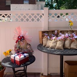 Co-branded goody bags for all guests and super cute themed gift baskets we raffled off. The Clients loved them all! Co-branded goody bags for all guests and super cute themed gift baskets we raffled off. The Clients loved them all!