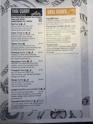 Menu photo 6 Thai House Mount Vernon, WA