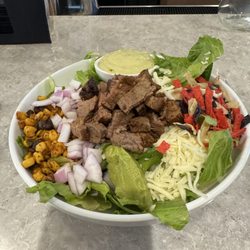 Even Kitchen And Bar - Southwest Salad with Steak instead of chicken