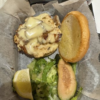 Tiki Grill - Crab cake + pork belly sandwich - Comfort Food Near Me - Flagstaff, Arizona Tiki Grill - Crab cake + pork belly sandwich - Comfort Food Near Me - Flagstaff, Arizona