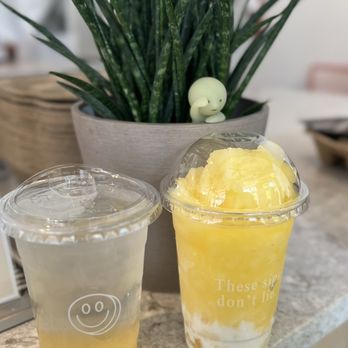 Yoka Tea - Iced yuzu honey yea and mango coconut slush - Coffee & Tea Near Me - Seattle, Washington Yoka Tea - Iced yuzu honey yea and mango coconut slush - Coffee & Tea Near Me - Seattle, Washington