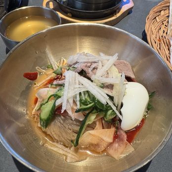 ChoSun Hwaro Korean BBQ - Bibim Naengmyun (spicy cold noodles) - Barbeque Near Me - Fairfax, Virginia