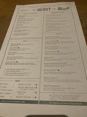 Menu photo 1 Scout Decatur, GA
