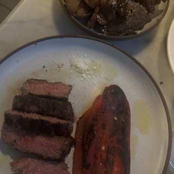 Terra - Steak, potatoes and red pepper in the tasting flight - Italian Near Me - Santa Clara, California