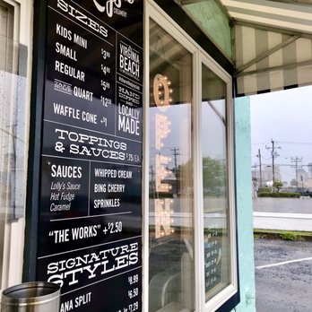 Lolly’s Creamery - Menu - Ice Cream & Frozen Yogurt Near Me - Virginia Beach, Virginia Lolly’s Creamery - Menu - Ice Cream & Frozen Yogurt Near Me - Virginia Beach, Virginia