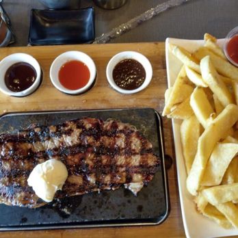 Red Flame - Steak with double sides of fries. Steak is flavorful but the fries need some salt. - Hot Pot Near Me - Westminster, California Red Flame - Steak with double sides of fries. Steak is flavorful but the fries need some salt. - Hot Pot Near Me - Westminster, California
