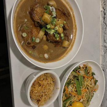 Purple Patch - Vegetarian Adobo in Coconut Milk with Fried Eggplnt and Pancit Canton - Filipino Near Me - Washington, DC, District of Columbia Purple Patch - Vegetarian Adobo in Coconut Milk with Fried Eggplnt and Pancit Canton - Filipino Near Me - Washington, DC, District of Columbia