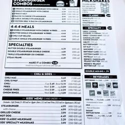 Steak ’n Shake - Menu