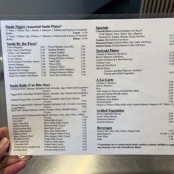Musashi’s - Sushi Bars Near Me - Corona, California