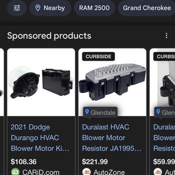 Kerry's Car Care - Example of parts costs - Auto Repair Near Me - Peoria, Arizona