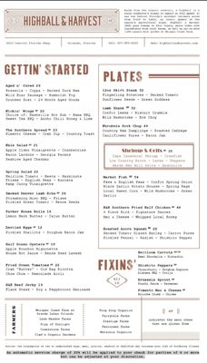 Menu photo 5 Highball & Harvest Orlando, FL Menu photo 5 Highball & Harvest Orlando, FL