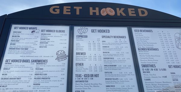 Menu photo 8 Get Hooked, A Coffee & Bagel Company Simi Valley, CA Menu photo 8 Get Hooked, A Coffee & Bagel Company Simi Valley, CA