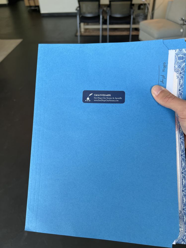 SAN DIEGO CITY NOTARY & APOSTILLE Updated September 2024 4569