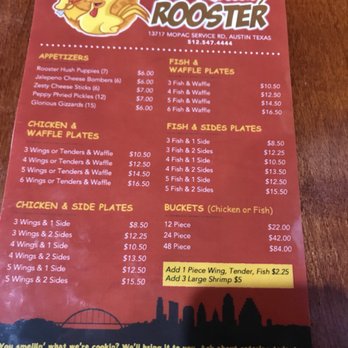 The Rolling Rooster - Menu - Chicken Wings Near Me - Austin, Texas The Rolling Rooster - Menu - Chicken Wings Near Me - Austin, Texas