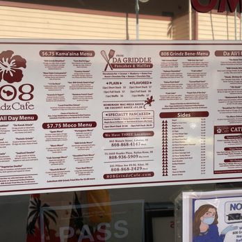 808 Grindz Cafe - Menu - Cafes Near Me - Lahaina, Hawaii 808 Grindz Cafe - Menu - Cafes Near Me - Lahaina, Hawaii