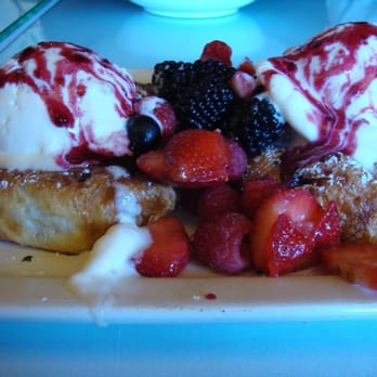 26 Beach Restaurant - polar bear french toast.. before the ice cream melted! - New American Near Me - Venice, California 26 Beach Restaurant - polar bear french toast.. before the ice cream melted! - New American Near Me - Venice, California