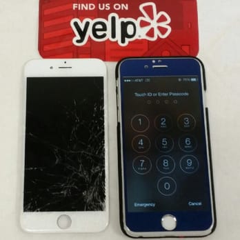 FXitRight - Before and after of my cracked iPhone 6. - Mobile Phone Repair Near Me - Oxnard, California