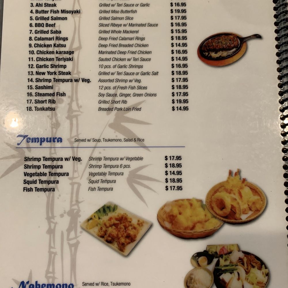 Kikuya - Menu 12/2019 - Japanese Near Me - Honolulu, Hawaii