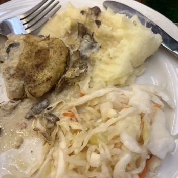 Soba - Chicken Schnitzel, mashed potatoes and sauerkraut - Modern European Near Me - Fairbanks, Alaska