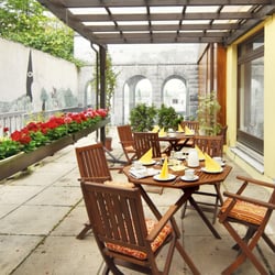 Central Hotel - Terrasse