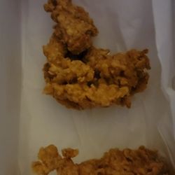 KFC - Order 3 piece chickens strips and only got 2 not only that the done away with ALL discounts senior and military SO disappointed in KFC