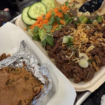 Roostar Vietnamese Grill - Fried rice with bulgogi beef.  My little girl destroyed it. - Vietnamese Near Me - Houston, Texas