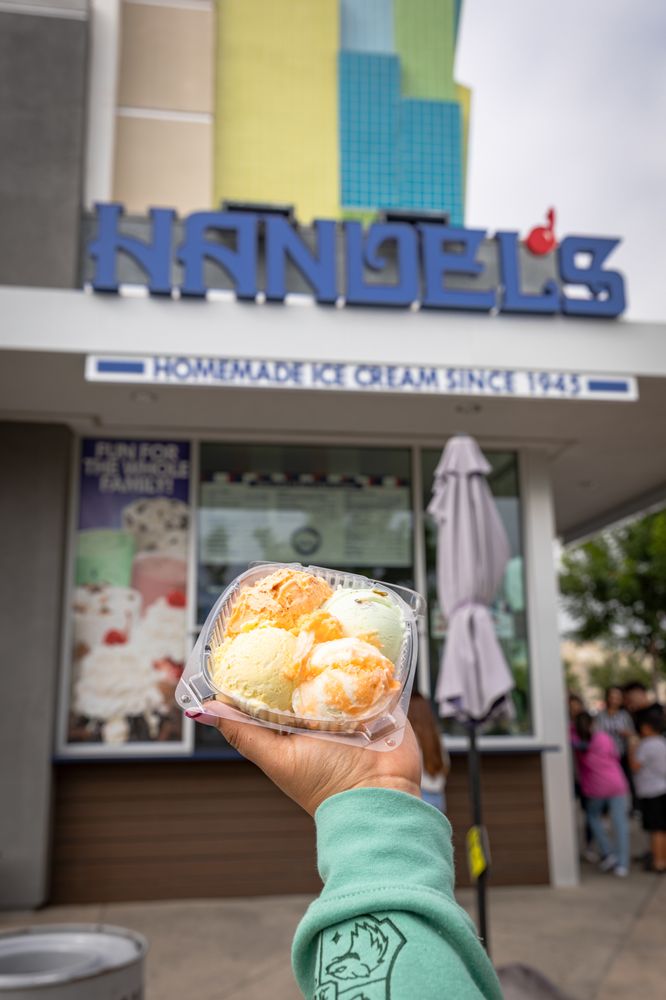 Top left; Pumpkin Cheesecake (seasonal), Pistachio, Orange Dream Cream