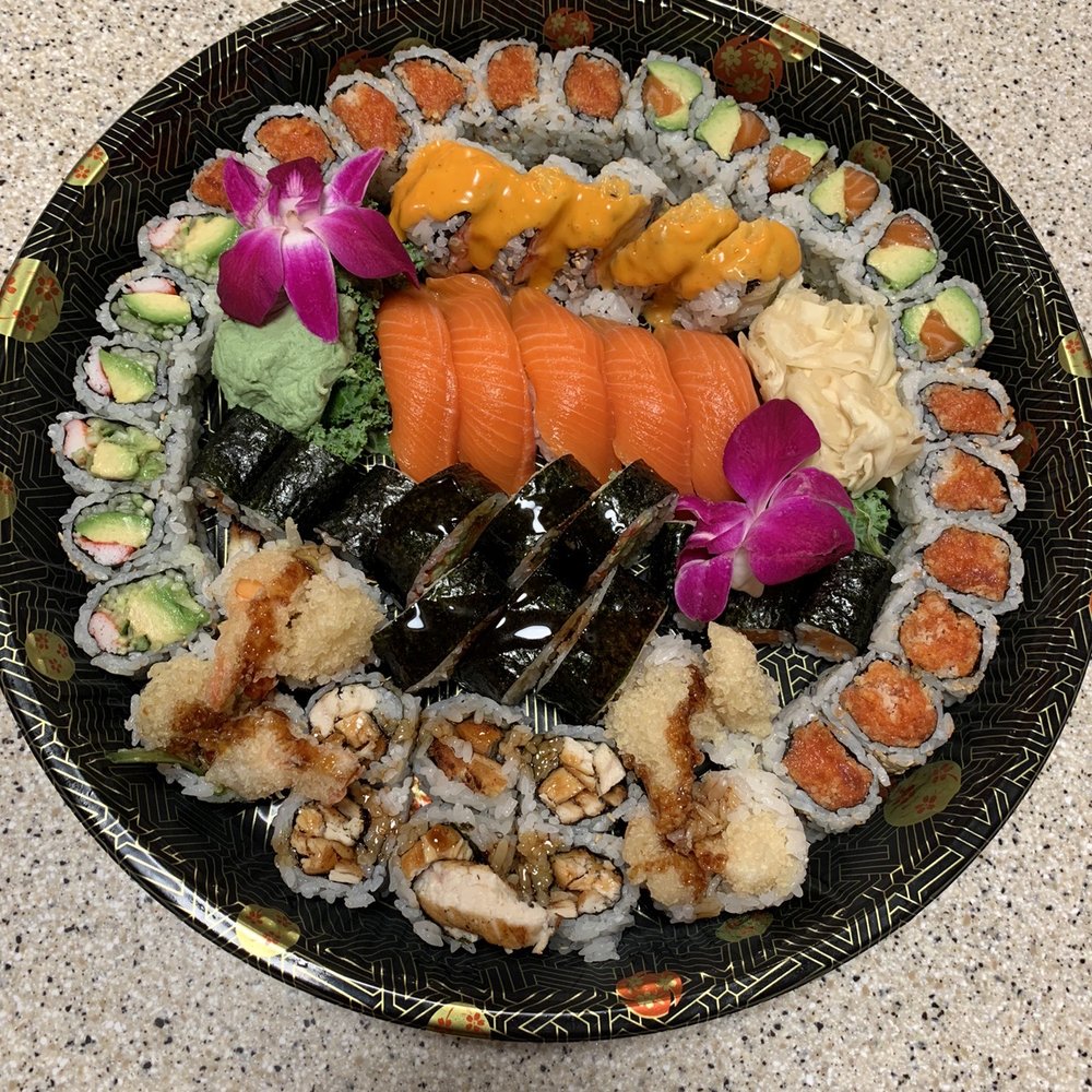 A variety of sushi rolls A variety of sushi rolls
