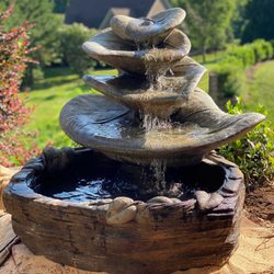 White House Gardens - Fountain installation in Hickory, NC