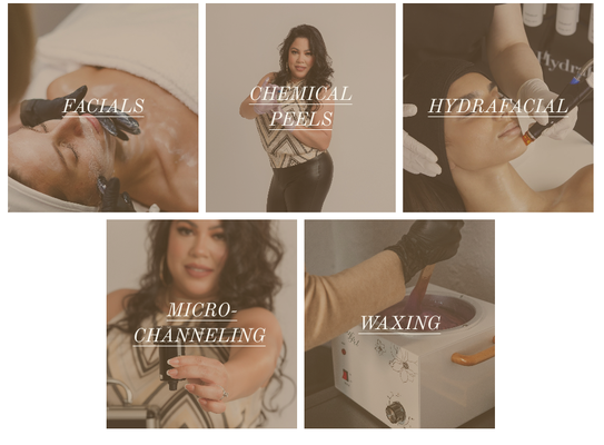 SERIVICES - All of these facials are designed to enhance the texture and appearance of your skin. Facials boost circulation, resulting in healthier and more youthful-looking skin. Monthly professional exfoliations are crucial for addressing skin concerns like sun damage, hyperpigmentation, fine lines, wrinkles, acne, and more. SERIVICES - All of these facials are designed to enhance the texture and appearance of your skin. Facials boost circulation, resulting in healthier and more youthful-looking skin. Monthly professional exfoliations are crucial for addressing skin concerns like sun damage, hyperpigmentation, fine lines, wrinkles, acne, and more.