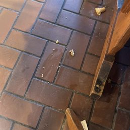 Pancake I slipped on and got all over my shoe. Gross !! Not mine either might I add