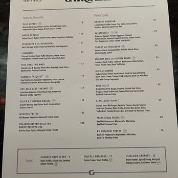 Gavroche - Menu - French Near Me - Chicago, Illinois Gavroche - Menu - French Near Me - Chicago, Illinois