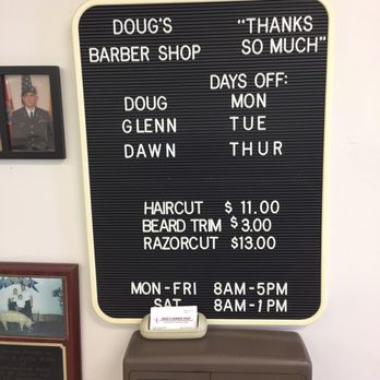 Doug's Barber Shop - Doug's hours and list of Barbers on staff. - Barbers Near Me - Fort Myers, Florida Doug's Barber Shop - Doug's hours and list of Barbers on staff. - Barbers Near Me - Fort Myers, Florida