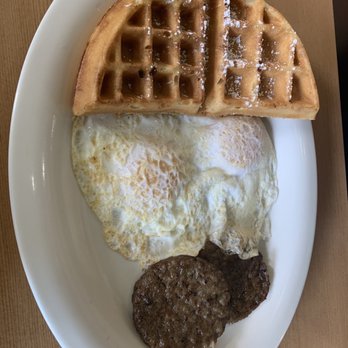 Eggs Up Grill - Vacationing for a few days came in and try your place. Awesome waffle and eggs. - Breakfast & Brunch Near Me - Myrtle Beach, South Carolina